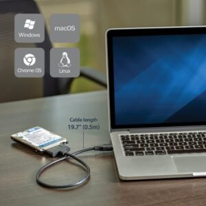 StarTech.com Cable Adaptador USB 3.1 Gen 2 (10 Gbps) a SATA con UASP para Unidades de Disco
